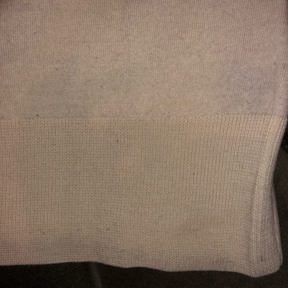 Anthtopologie Knitted & Knotted Ivory Floral Flower Sweater S 3/4 Sleeves - Picture 6 of 8